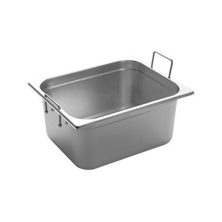 Gastronorm Pan 1/2 GN 150 mm - recessed handles
