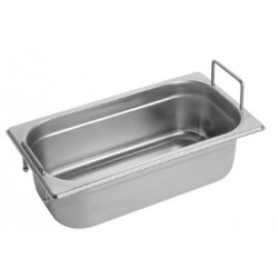 Gastronorm Pan 1/3 GN 100 mm - recessed handles