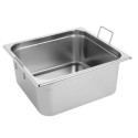 Gastronorm Pan 2/3 GN 150 mm - recessed handles