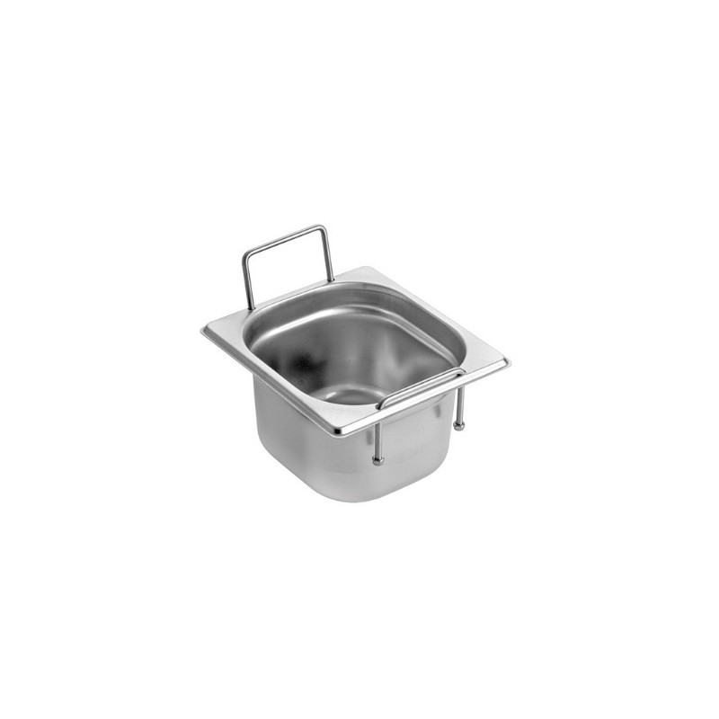 Gastronorm Pan 1/6 GN 100 mm - recessed handles