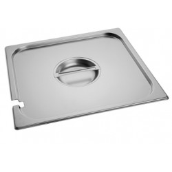 Gastronorm Lid 2/3 with hole for ladles