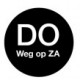 Washable Label 'Do weg op Za' 19mm