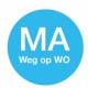Washable Label 'Ma weg op Wo' 19mm