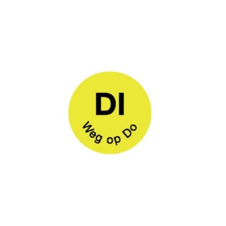 Perm. Label 'Di weg op Do', 1000/roll