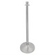 Stainless Steel Barrier Post with smooth knob