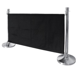 Canvas Barrier Cloth, Black