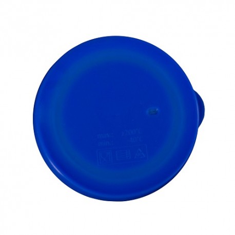Round Lid Blue