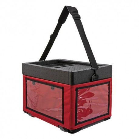 Beach Box with textile bag red