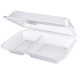 PP 2-compartment dish white (12 st)