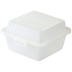 Re-usable Burger Box white (12 pcs)
