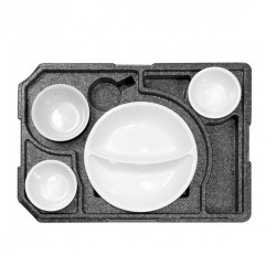 Diner box +3 with round plate