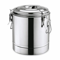 Food Container with clamps and drop handles, 22 litres