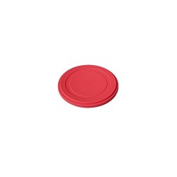 Silicon lid red for porcelain plates Menu Mobil