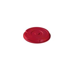 Plastic lid red with bend MenuMobil